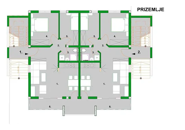 Two bedroom apartments in a quiet part of Tivat — photo 13